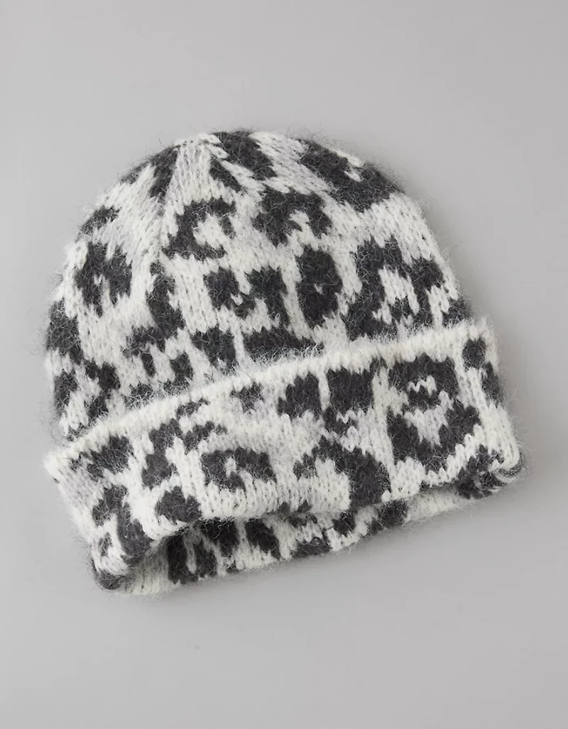 AE Leopard Print Beanie