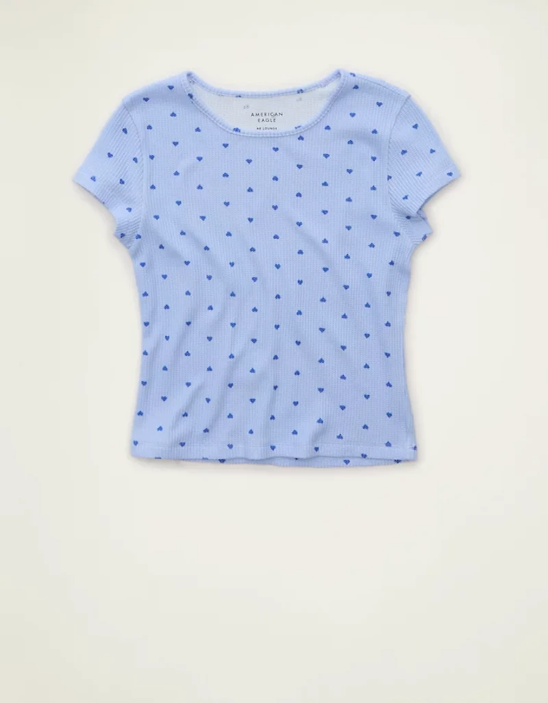 AE Luxe Plush Waffle Baby Tee