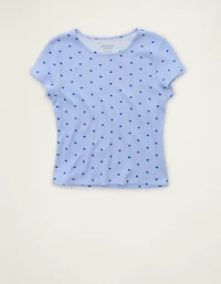 AE Luxe Plush Waffle Baby Tee