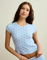 AE Luxe Plush Waffle Baby Tee