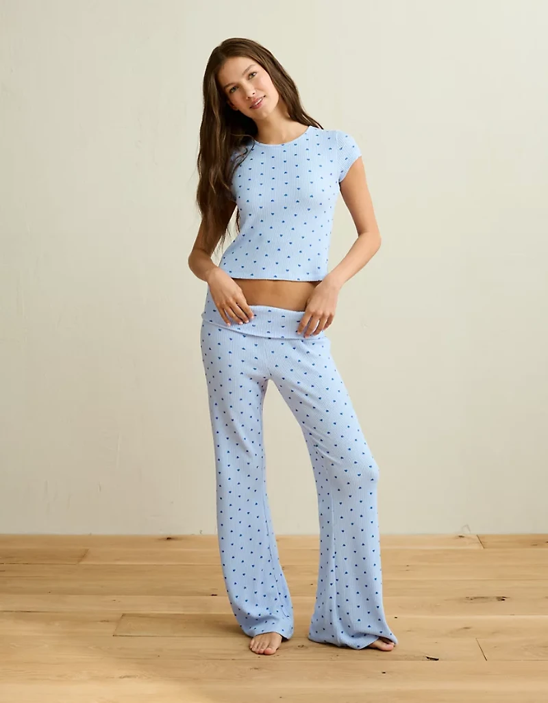 AE Luxe Plush Waffle Baby Tee