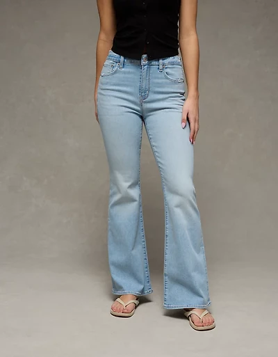 AE Next Level Super High-Waisted Flare Jean
