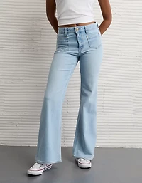 AE Stretch High-Waisted Flare Jean
