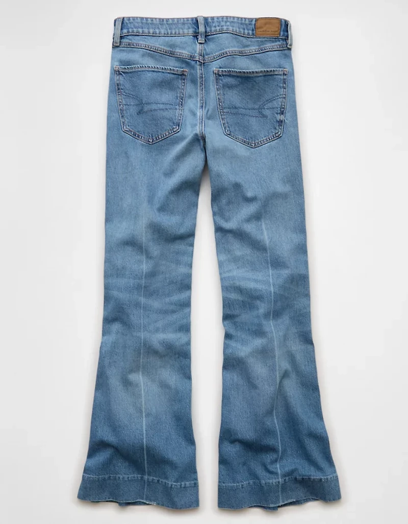 AE Stretch High-Waisted Flare Jean