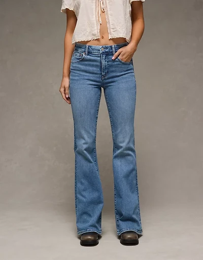 AE Luxe Super High-Waisted Flare Jean