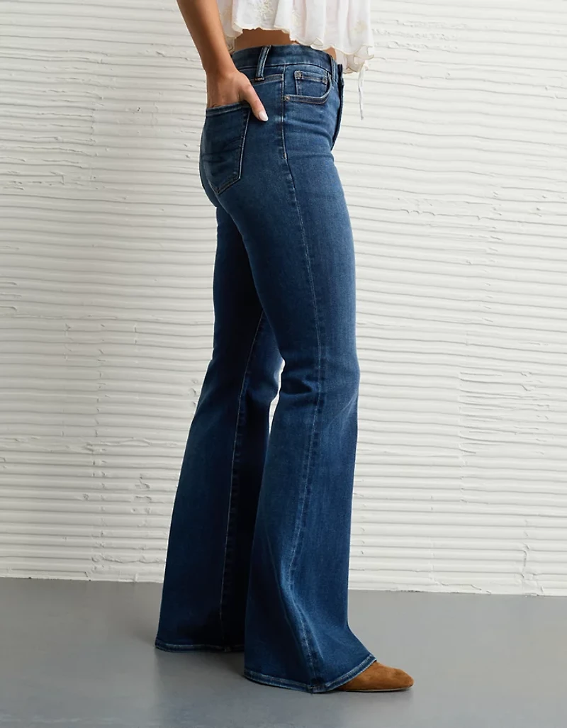 AE Luxe Super High-Waisted Flare Jean