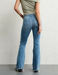 AE Next Level Ripped Super High-Waisted Flare Jean