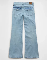 AE Stretch Low-Rise Flare Jean