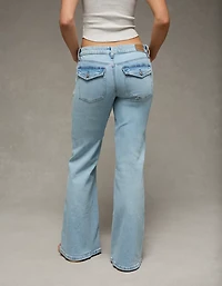 AE Stretch Low-Rise Flare Jean