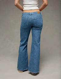 AE Stretch Low-Rise Floral Flare Jean