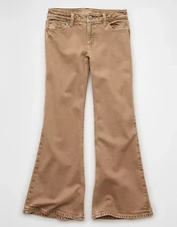 Jean évasé à taille basse extensible AE