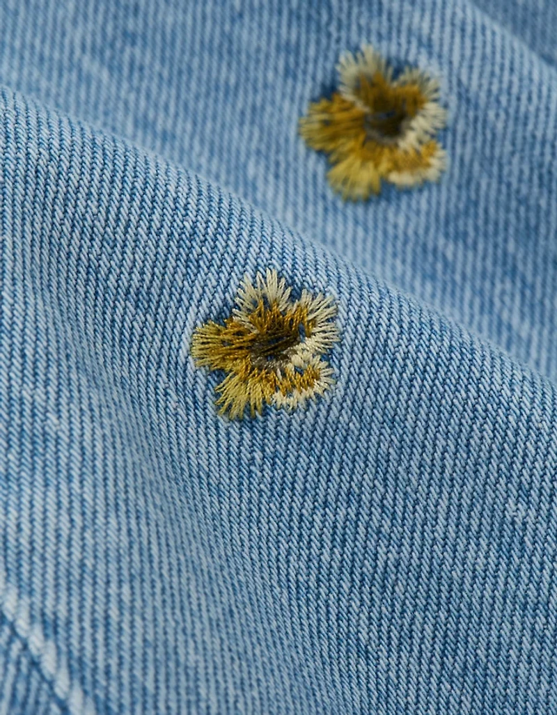 AE Stretch Low-Rise Floral Flare Jean