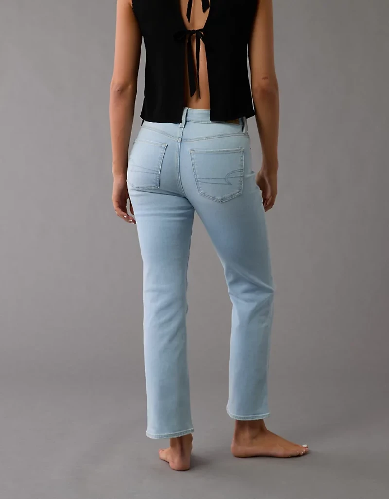 AE Next Level High-Waisted Kick Bootcut Crop Jean