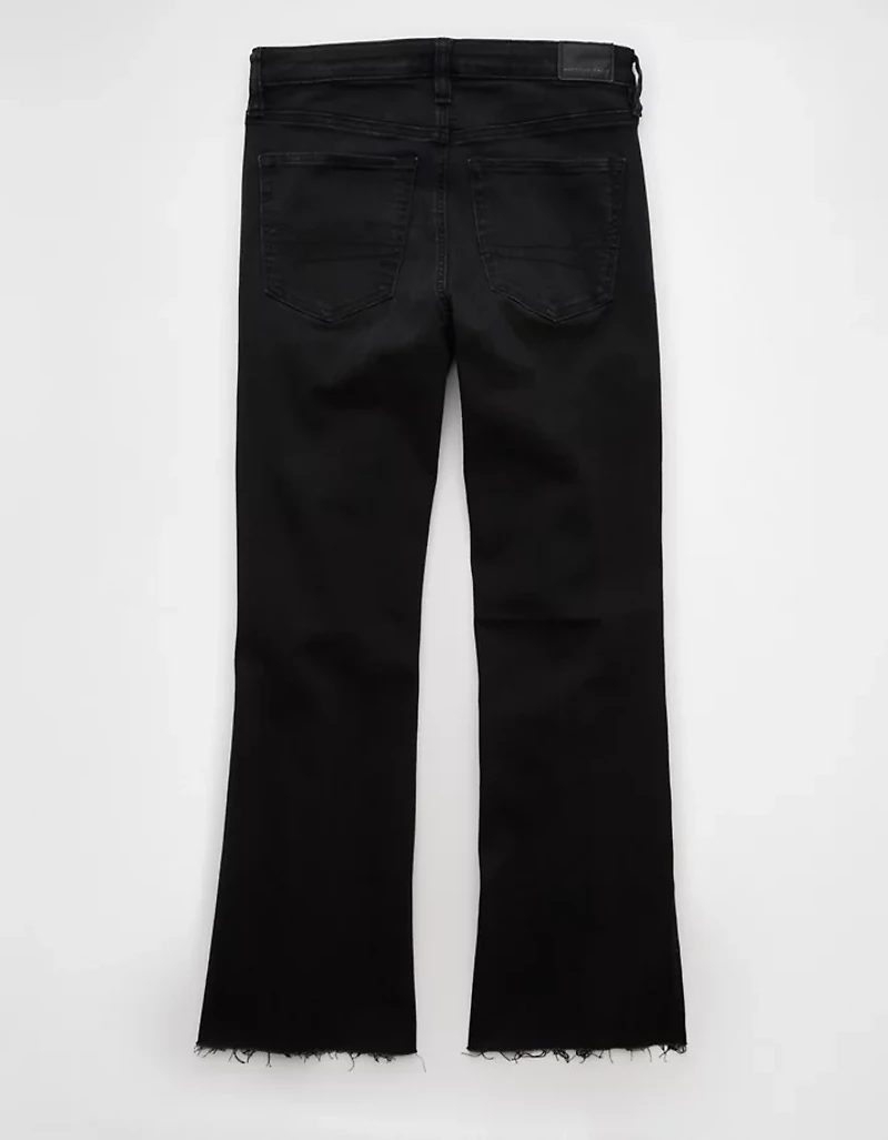 AE Next Level High-Waisted Kick Bootcut Crop Jean
