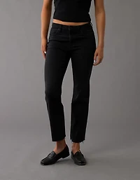 AE Next Level High-Waisted Kick Bootcut Crop Jean