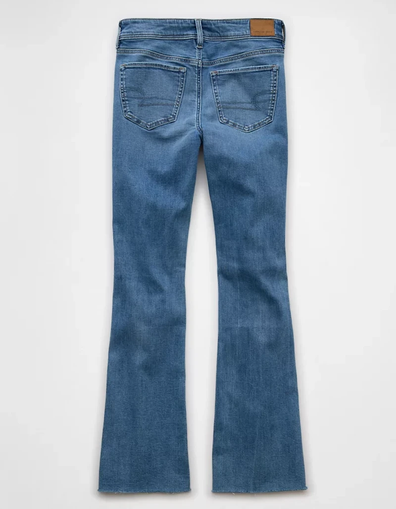 AE Next Level Ripped Low-Rise Kick Bootcut Jean