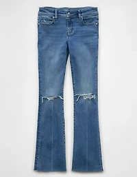 AE Next Level Ripped Low-Rise Kick Bootcut Jean
