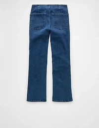 AE Luxe Pull-On High-Waisted Kick Bootcut Crop Jean