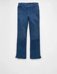AE Luxe Pull-On High-Waisted Kick Bootcut Crop Jean