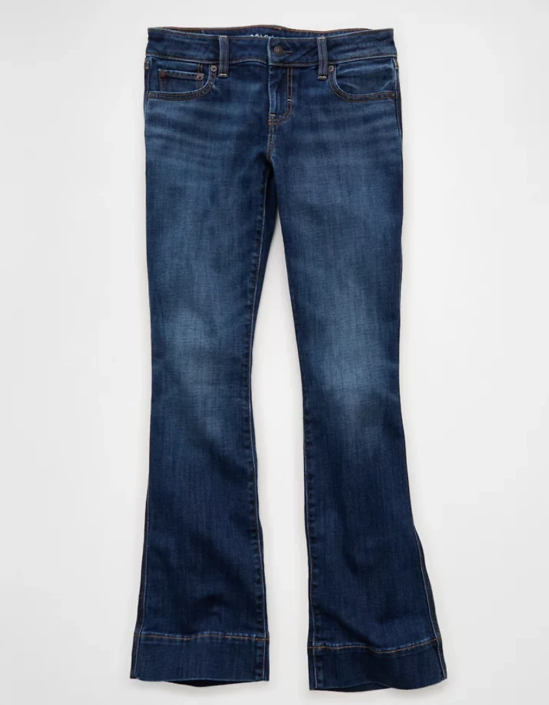AE Stretch Super Low-Rise Kick Bootcut Jean