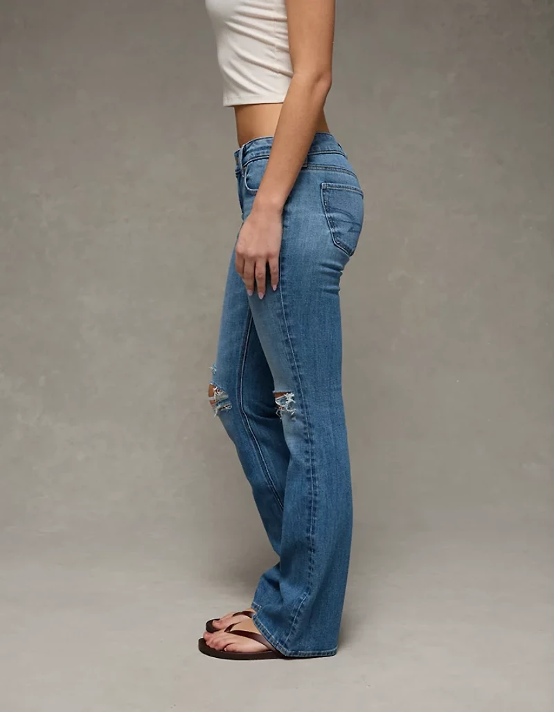 AE Stretch Super Low-Rise Kick Bootcut Jean