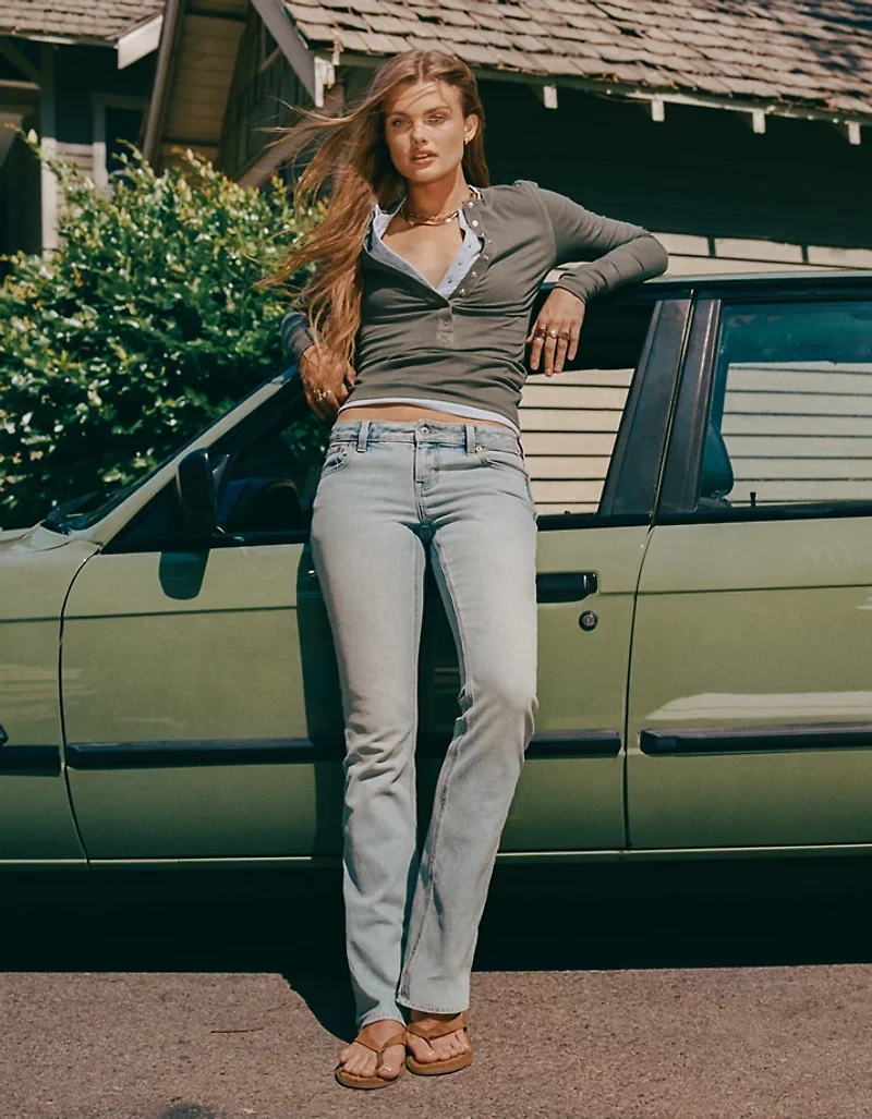 AE Super Low-Rise Kick Boot Jean