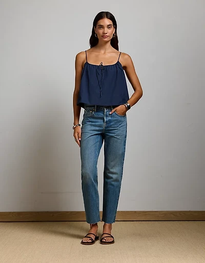AE77 Premium Straight Ankle Jean