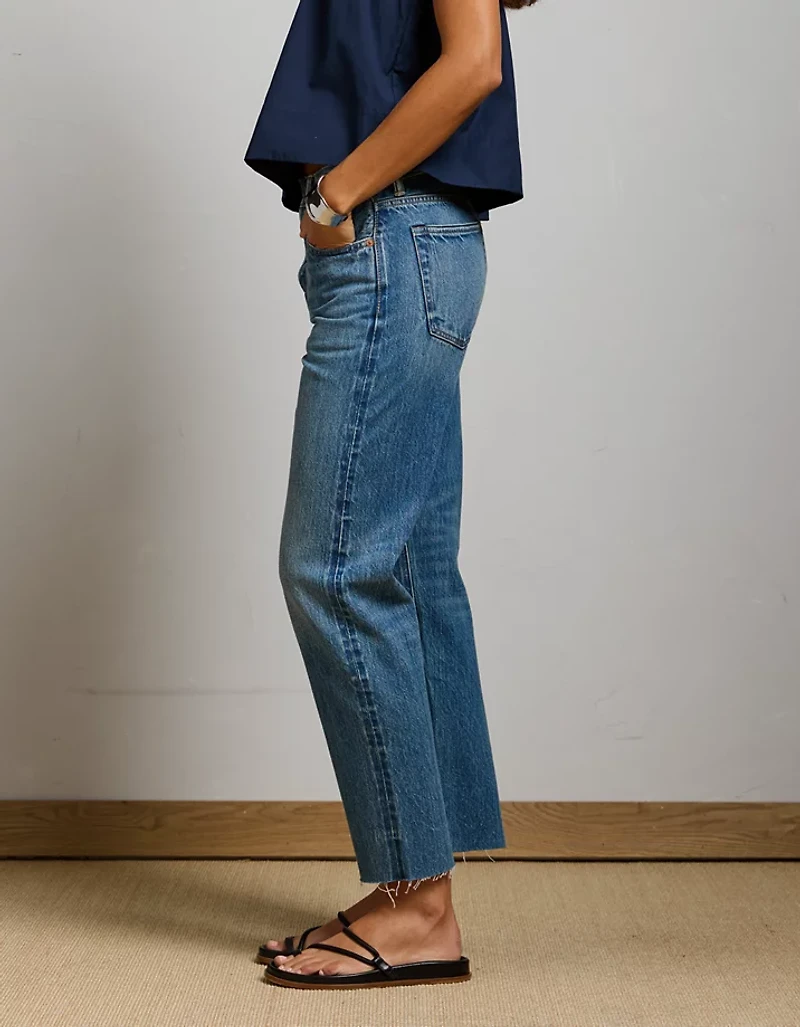 AE77 Premium Straight Ankle Jean