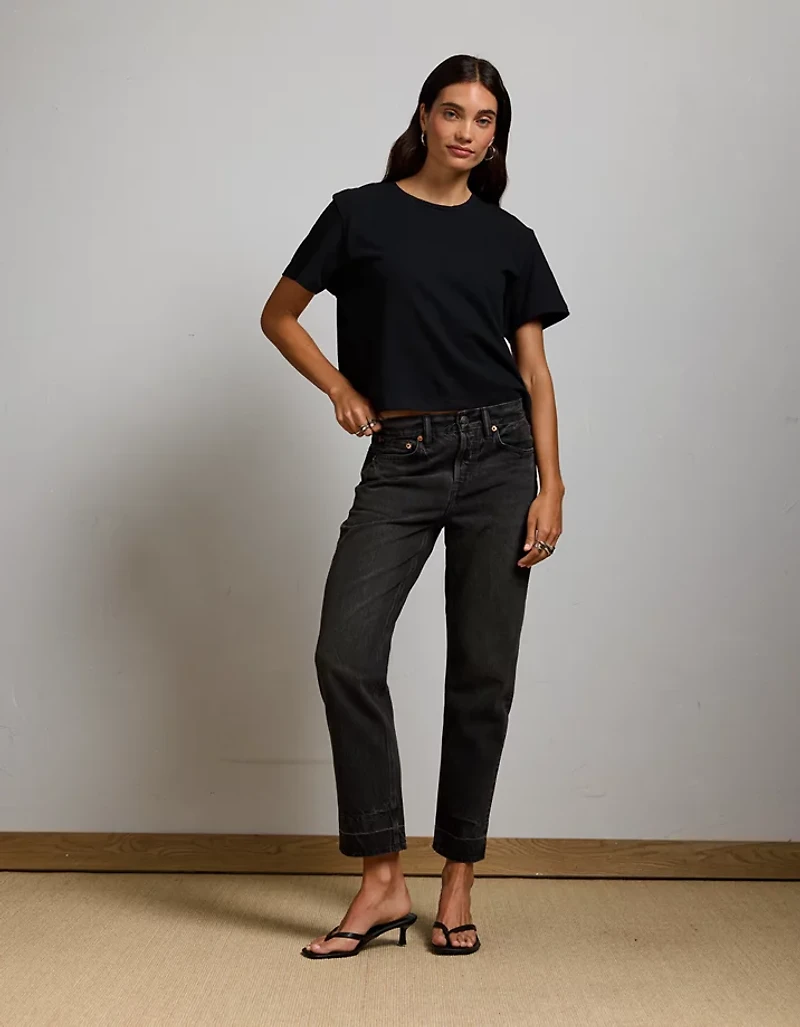 AE77 Premium Straight Ankle Jean