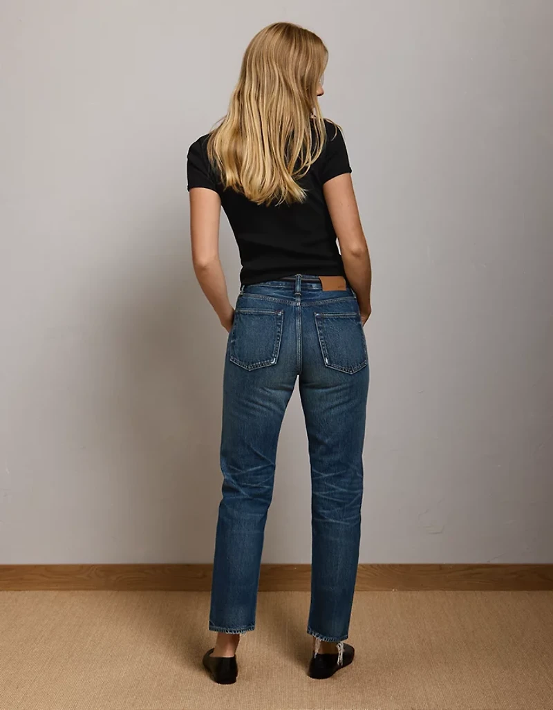 AE77 Premium Straight Ankle Jean