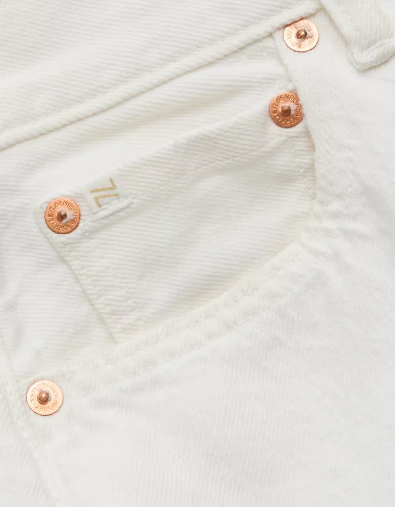 AE77 Premium Wide Crop Cuff Jean