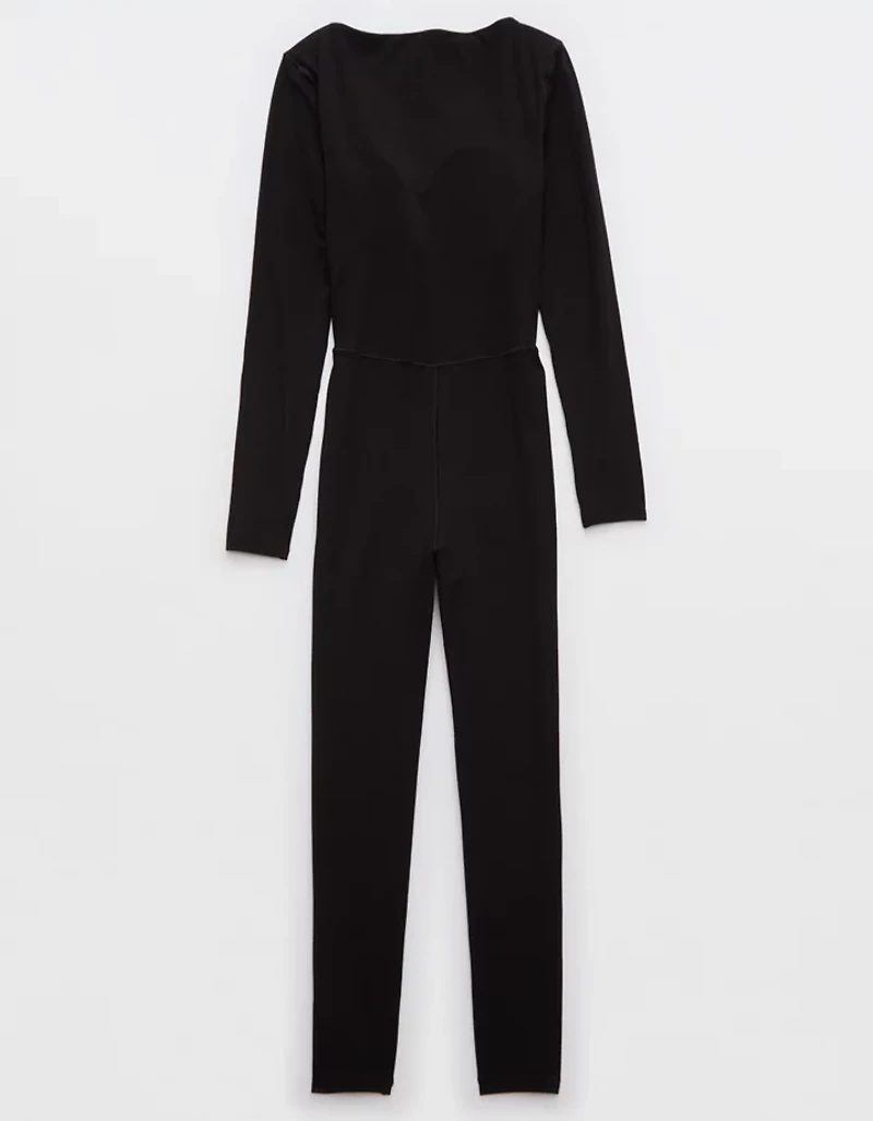 OFFLINE By Aerie Real Me XTRA Long Sleeve Legging Jumpsuit