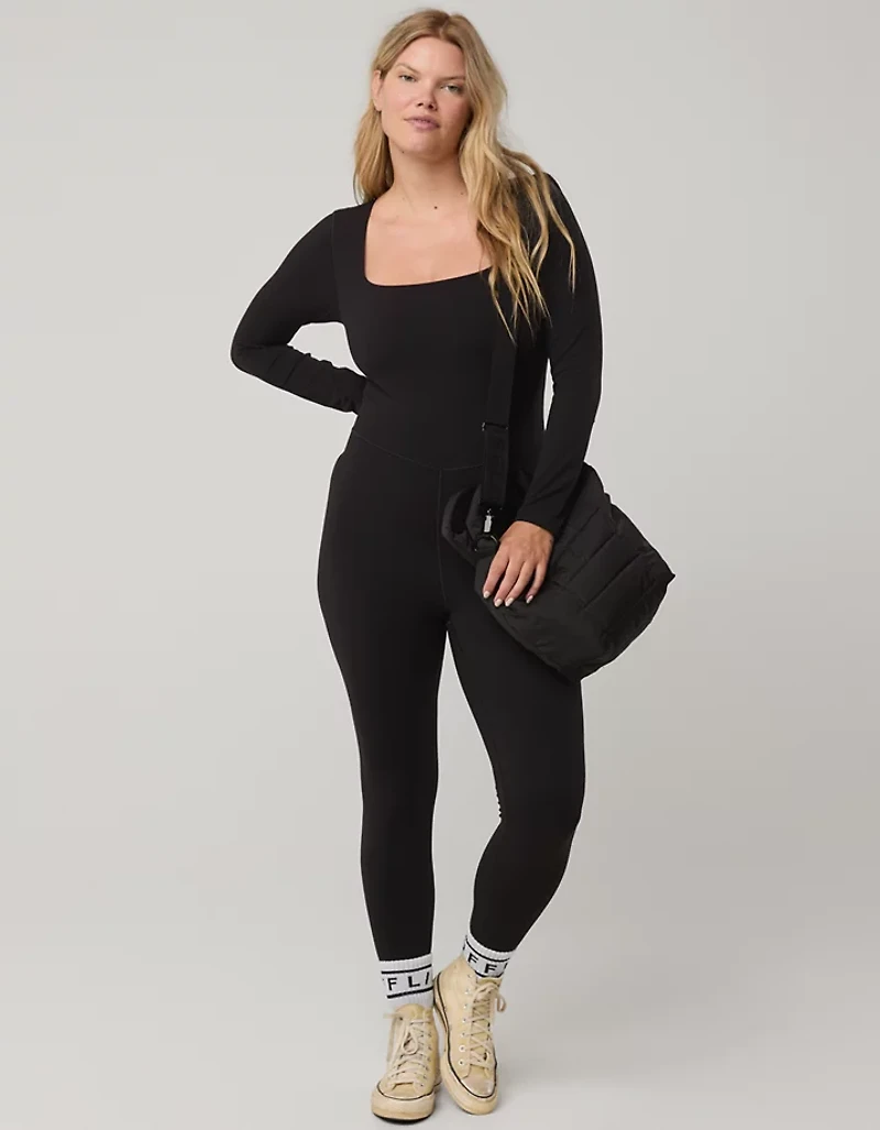 OFFLINE By Aerie Real Me XTRA Long Sleeve Legging Jumpsuit