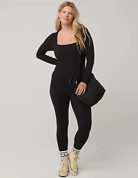 OFFLINE By Aerie Real Me XTRA Long Sleeve Legging Jumpsuit