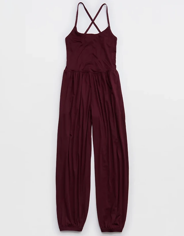 OFFLINE By Aerie The Hugger Go With Flow Jogger Jumpsuit