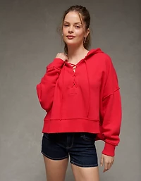 AE Big Hug Lace-Up Hoodie