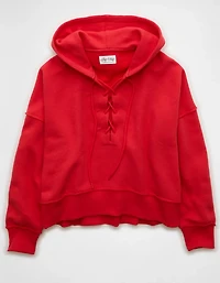 AE Big Hug Lace-Up Hoodie