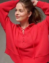 AE Big Hug Lace-Up Hoodie