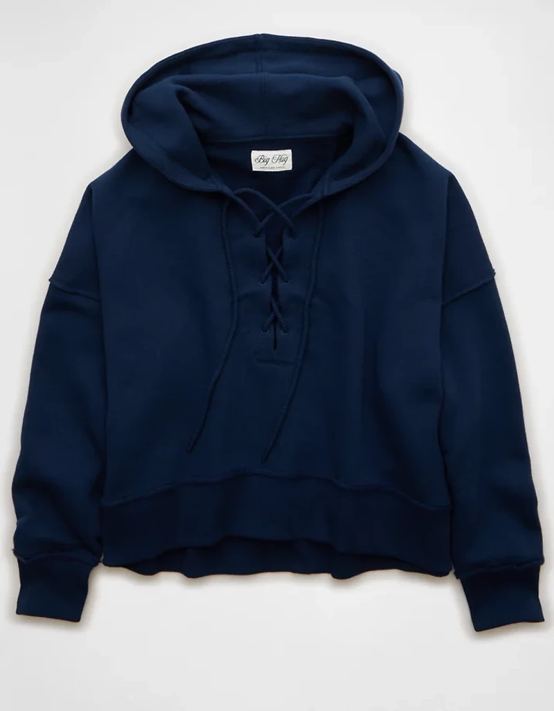 AE Big Hug Lace-Up Hoodie