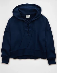 AE Big Hug Lace-Up Hoodie