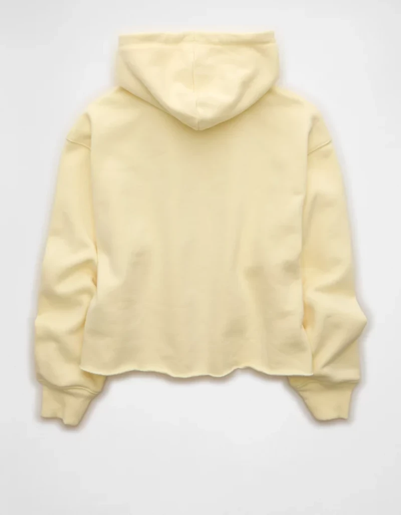 AE Everyday Luxe Cut-Off Hoodie