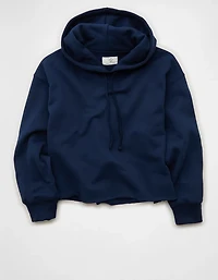 AE Everyday Luxe Cut-Off Hoodie