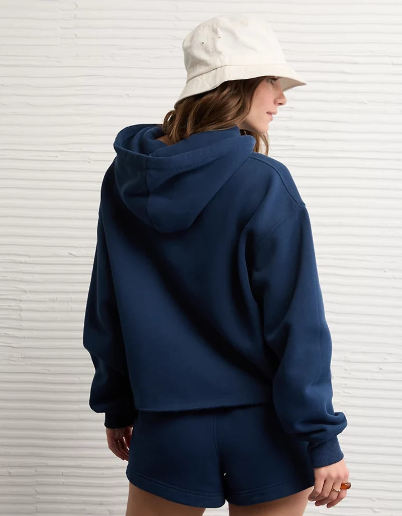 AE Everyday Luxe Cut-Off Hoodie