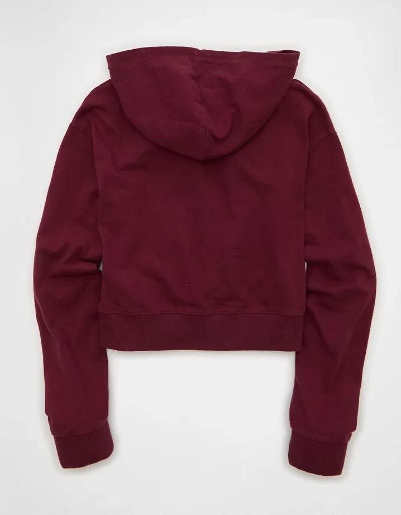 AE Cropped Zip-Up Hoodie