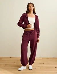 AE Cropped Zip-Up Hoodie