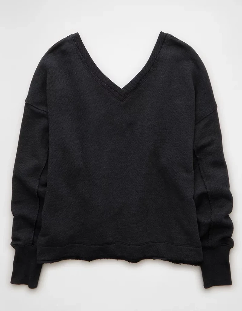 AE Saltwash Double V-Neck Sweatshirt