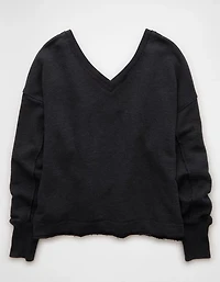 AE Saltwash Double V-Neck Sweatshirt