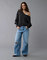 AE Saltwash Double V-Neck Sweatshirt