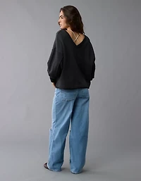 AE Saltwash Double V-Neck Sweatshirt