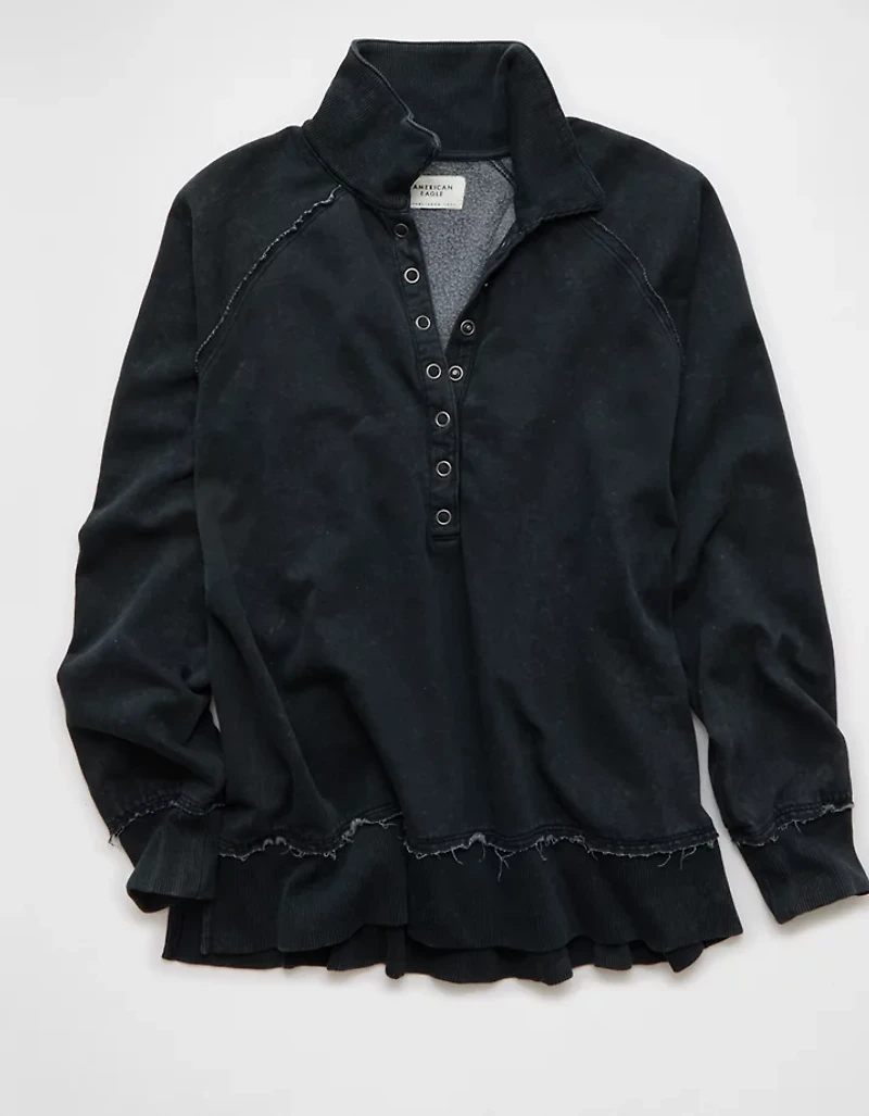 AE Big Hug Henley Sweatshirt